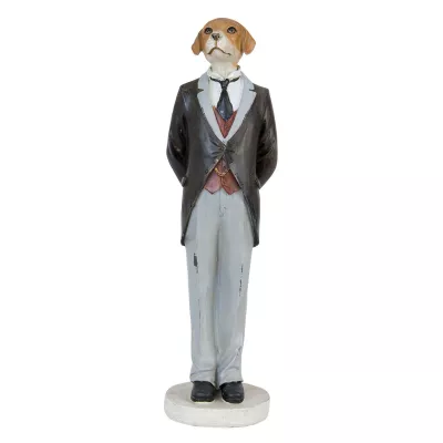 Clayre & Eef Dekoration Hund 31 cm