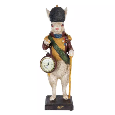 Clayre & Eef Decoration Kaninchen 12x11x33 cm