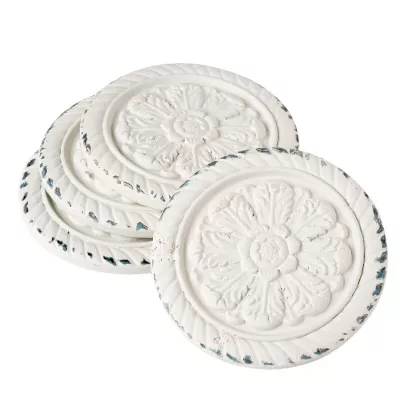 Clayre & Eef Untersetzer Glasuntersetzer Ø 10x3 cm (4 Stück)