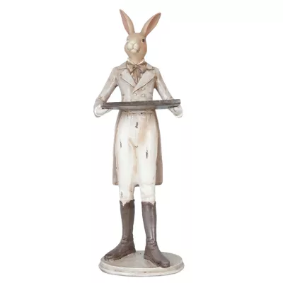 Clayre & Eef Dekoration bunny boy 12x11x34 cm