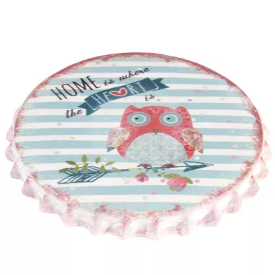 Clayre & Eef Untersetzer Glasuntersetzer "Home" Ø 10x1 cm