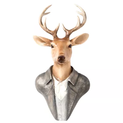 Clayre & Eef Dekofigur Hirsch 18x14x36 cm