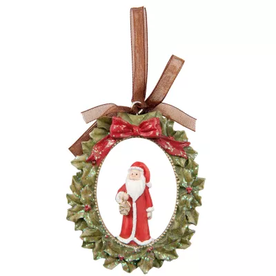 Clayre & Eef Hänger Weihnachtsmann 7x1x8 cm