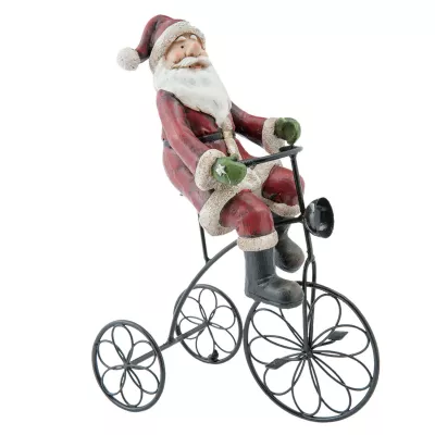 Clayre & Eef Dekoration Weihnachtsmann 20x10x26 cm