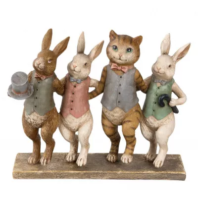 Clayre & Eef Dekoration Tiere 23x6x19 cm