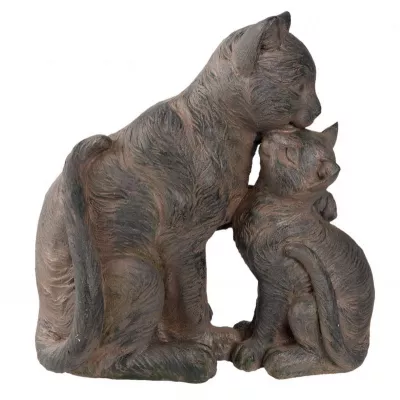 Clayre & Eef Dekofigur Katzen 35x19x35 cm