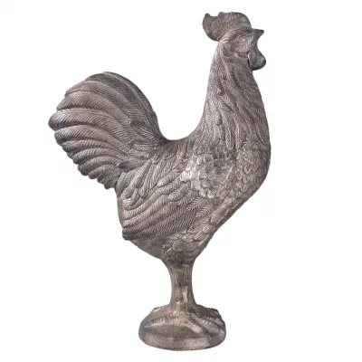Clayre & Eef Decoration Hahn 27x10x40 cm