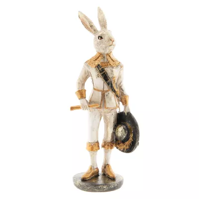 Clayre & Eef Dekoration Kaninchen 7x7x23 cm