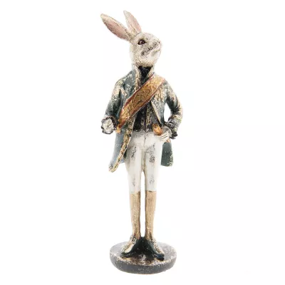 Clayre & Eef Dekoration Kaninchen 7x7x23 cm