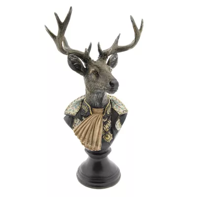 Clayre & Eef Dekoration Hirsch 18x10x31 cm