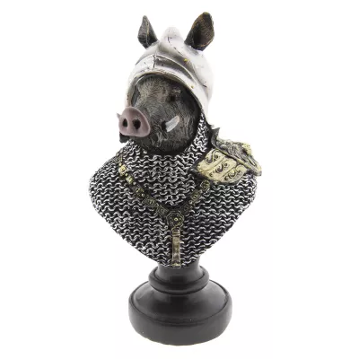 Clayre & Eef Dekoration Wildschwein 15x11x25 cm