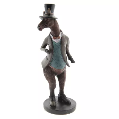 Clayre & Eef Dekoration Pferd 9x9x22 cm
