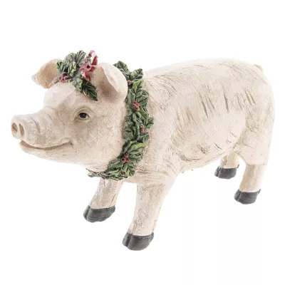 Clayre & Eef Dekoration Schwein 29x10x18 cm