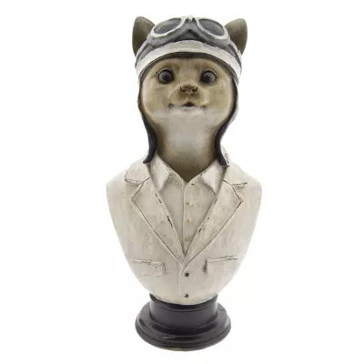 Clayre & Eef Dekoration Katze 15x11x30 cm
