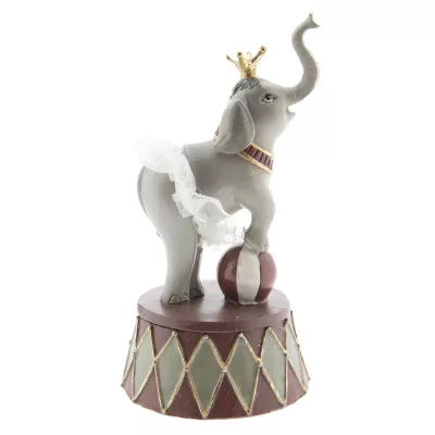 Clayre & Eef Dekoration Elefant 9x9x17 cm