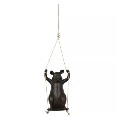 Clayre & Eef Dekoration Schwein/Huhn 19x14x30 cm