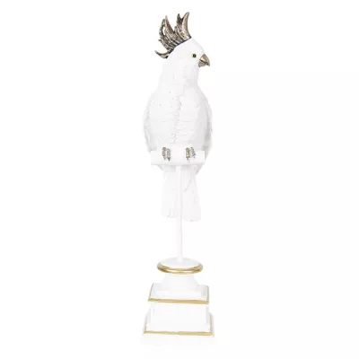 Clayre & Eef Dekoration Vogel 17x11x51 cm