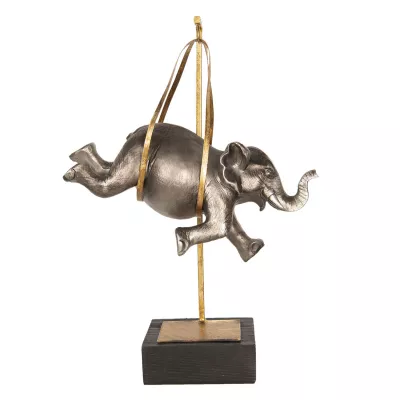 Clayre & Eef Dekoration Elefant 26x15x43 cm