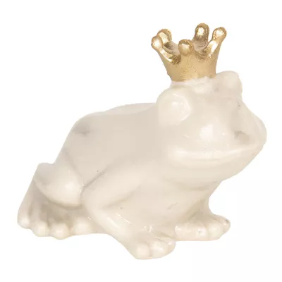 Clayre & Eef Dekoration Frosch 11x8x9 cm