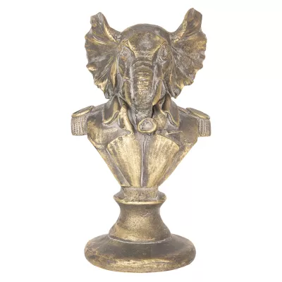 Clayre & Eef Dekoration Elefant 12x9x20 cm