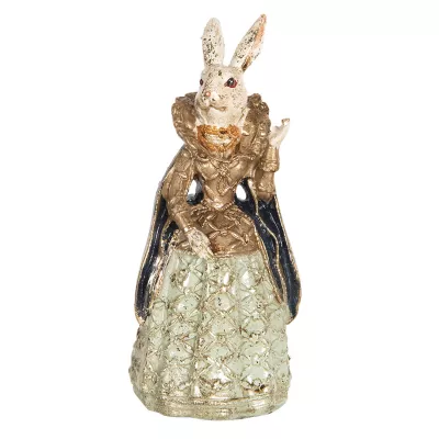 Clayre & Eef Dekoration Kaninchen 5x4x11 cm