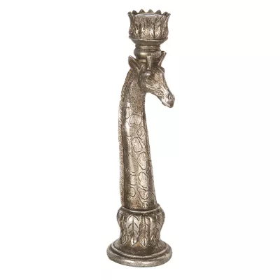 Clayre & Eef Kerzenständer Giraffe 25x8x7 cm
