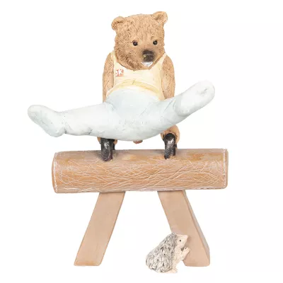 Clayre & Eef Dekoration Bär Gymnastik 11x6x14 cm