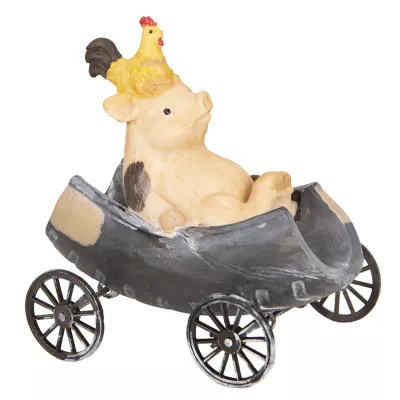 Clayre & Eef Dekoration Schwein» 11x6x11 cm
