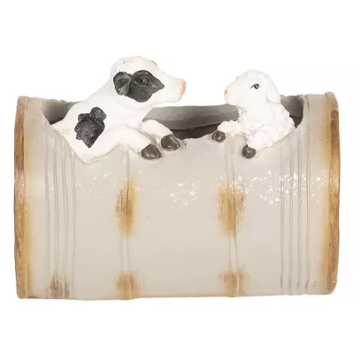 Clayre & Eef Dekoration Kuh und» 20x13x16 cm