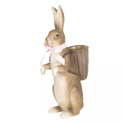 Clayre & Eef Dekoration Kaninchen 17x11x36 cm