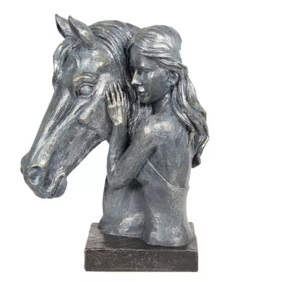 Clayre & Eef Dekoration Pferd 29x14x37 cm