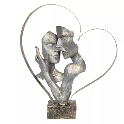 Clayre & Eef Dekoration liebendes Paar 32x9x37 cm