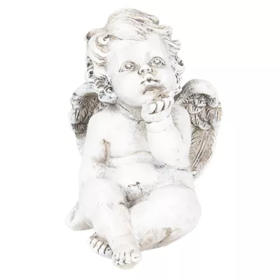 Clayre & Eef Dekoration Engel 9x7x12 cm