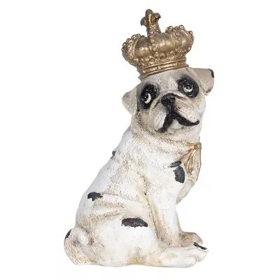 Clayre & Eef Dekoration Hund 7x6x12 cm