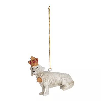 Clayre & Eef Dekoration Hänger Hund 7x3x7 cm