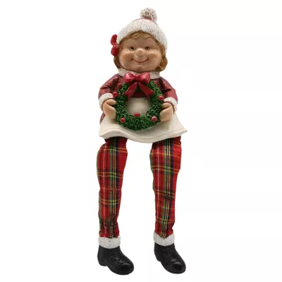 Clayre & Eef Weihnachtsfrau 7x6x10 cm