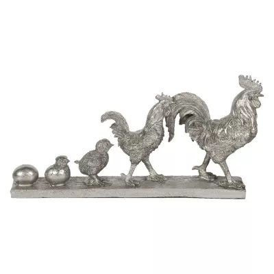 Clayre & Eef Dekoration Hahn 34x7x17 cm