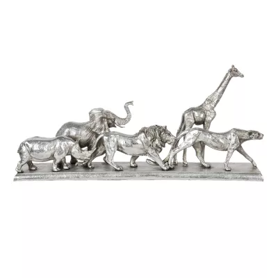 Clayre & Eef Dekoration wilde Tiere 51x10x22 cm