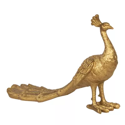 Clayre & Eef Dekoration Pfau 28x9x19 cm