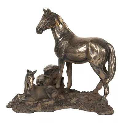 Clayre & Eef Dekoration Pferd 19x13x15 cm