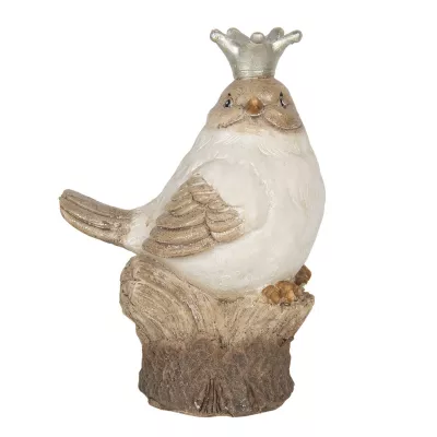 Clayre & Eef Dekoration Vogel 14x9x19 cm