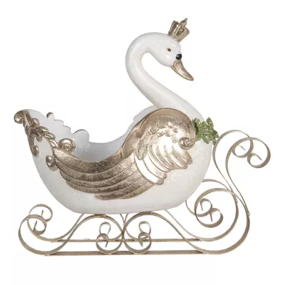 Clayre & Eef Dekoration Schwan» 51x24x49 cm