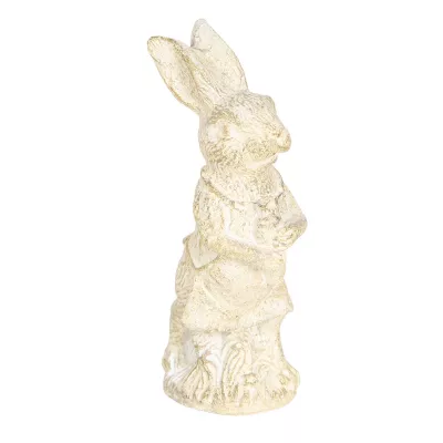 Clayre & Eef Dekoration Kaninchen 4x4x11 cm