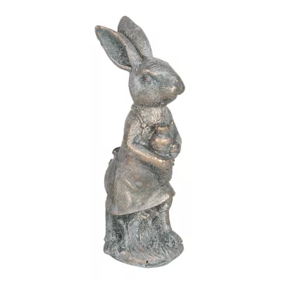 Clayre & Eef Dekoration Kaninchen 6x4x13 cm