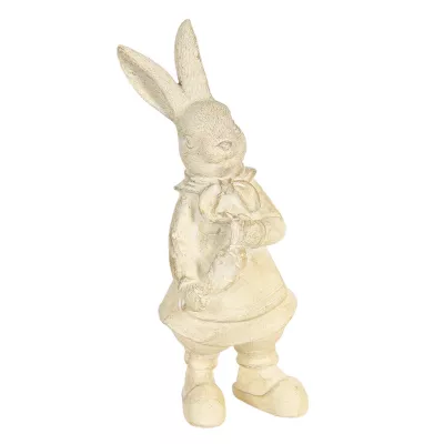 Clayre & Eef Dekoration Kaninchen 12x11x22 cm