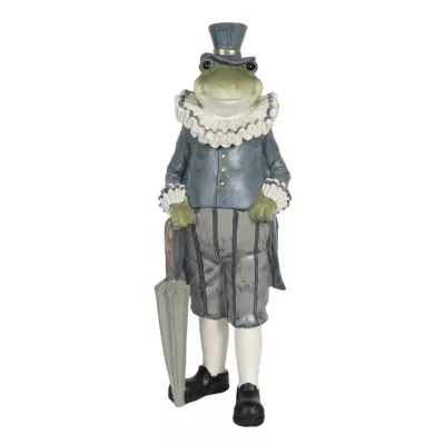 Clayre & Eef Decoration Frosch 9x9x27 cm