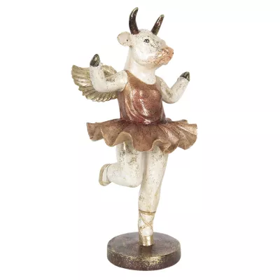 Clayre & Eef Dekoration tanzende Kuh 17x16x34 cm