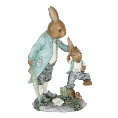 Clayre & Eef Dekoration Kaninchen 12x7x19 cm