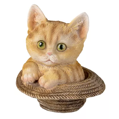 Clayre & Eef Dekoration Katze 9x9x10 cm