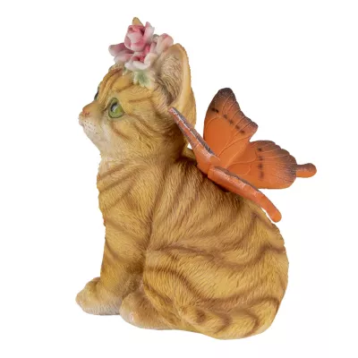 Clayre & Eef Dekoration Katze 12x10x15 cm